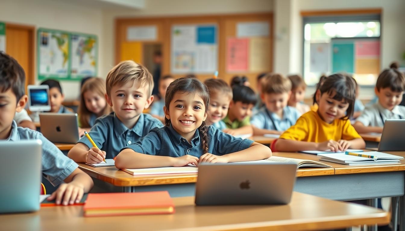 Students working in research laboratory